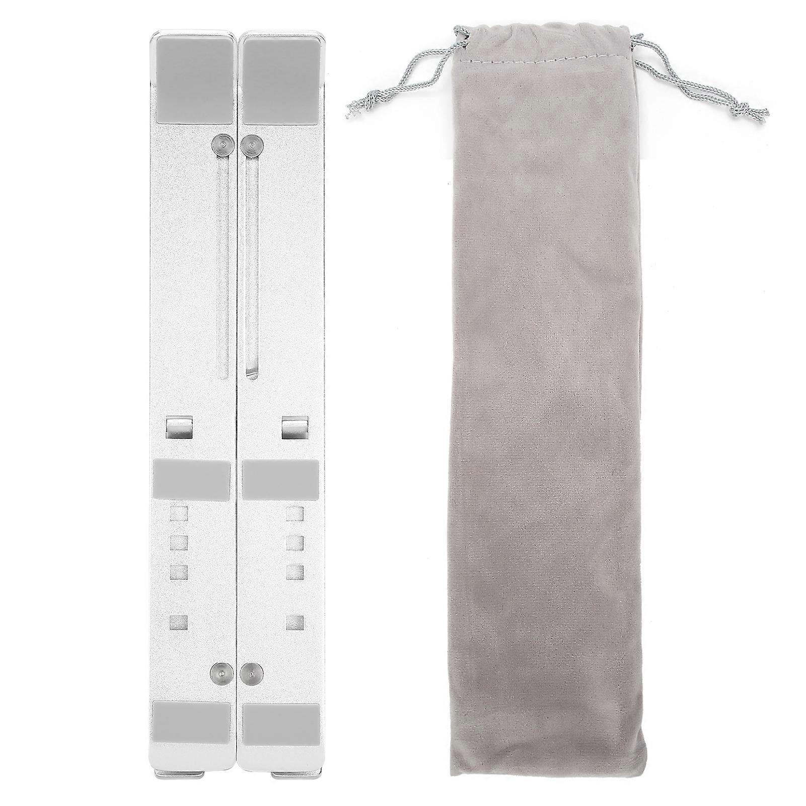 Foldable Laptop Stand Portable Ergonomic Tablet Holder Riser Adjustable Height for 10-17in Notebook