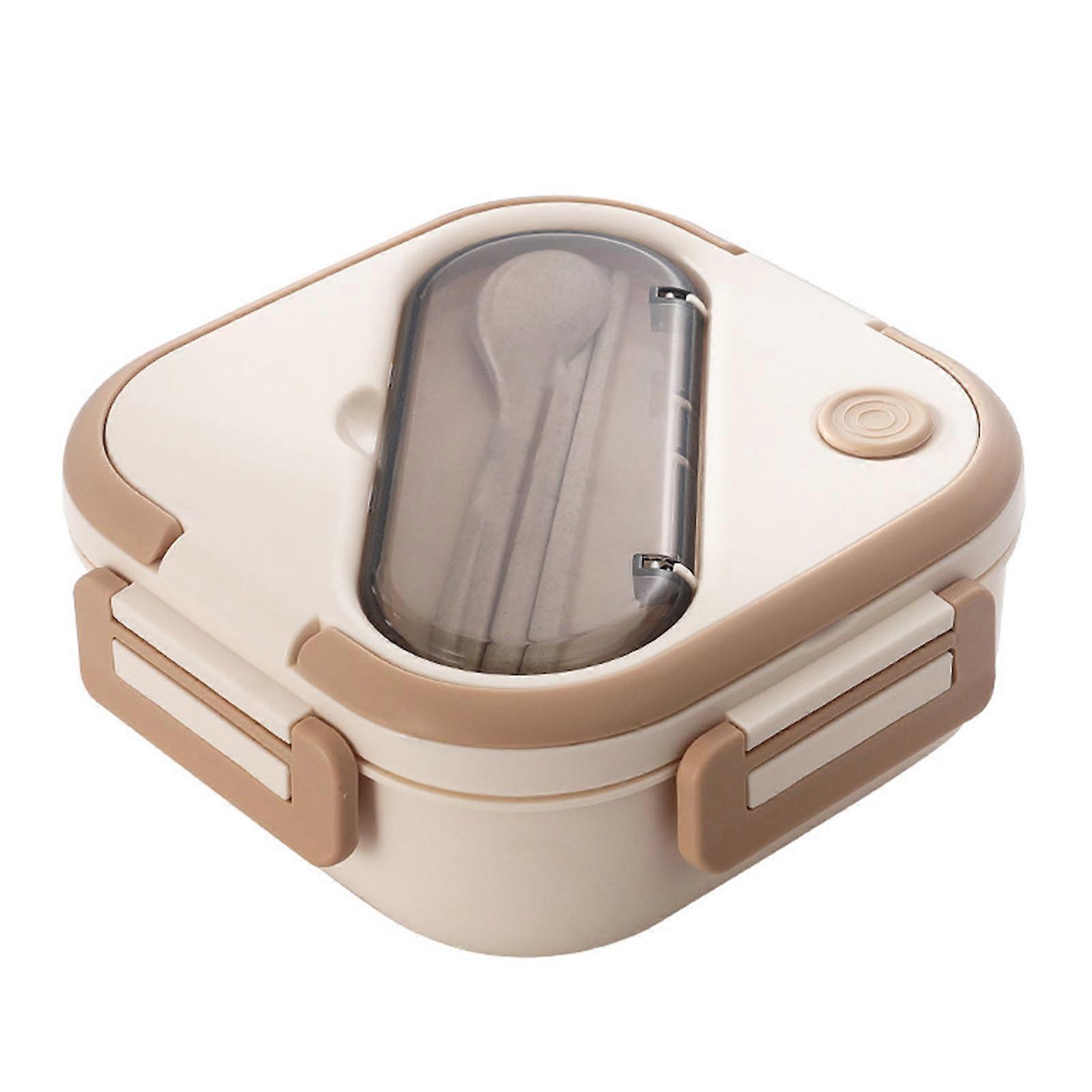 Bento Box Plastic Compartments Insulated Leakproof Lunch Box for School Work Microwave Safe