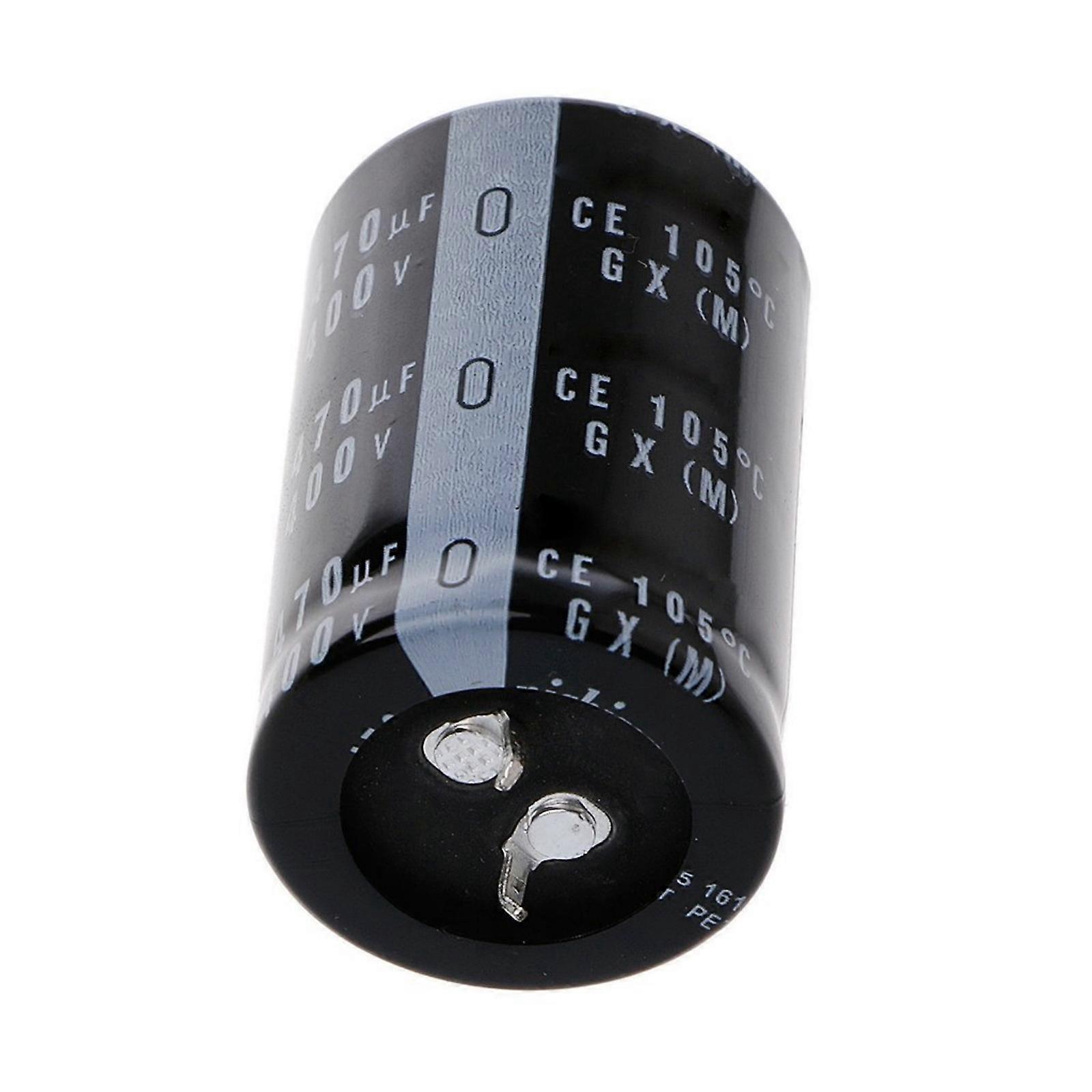 400V 470uF High Frequency Low Resistance Electrolytic Capacitor 105°C Aluminum Fixed Filter Component