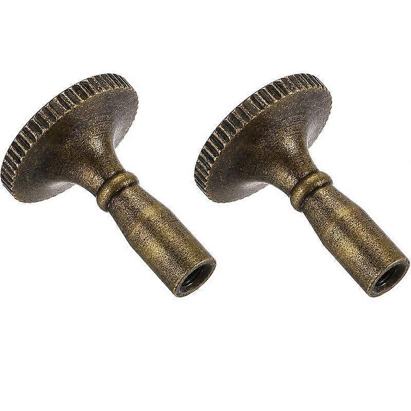 4pcs Lamp Turn Switch Knob On/Off Replacement Twist Knobs Lamp Switch Turner For Lamp Socket Accessories Light Brown