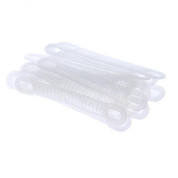 Pack of 80 Transparent Non-Slip Hanger Cushions for Garment Support