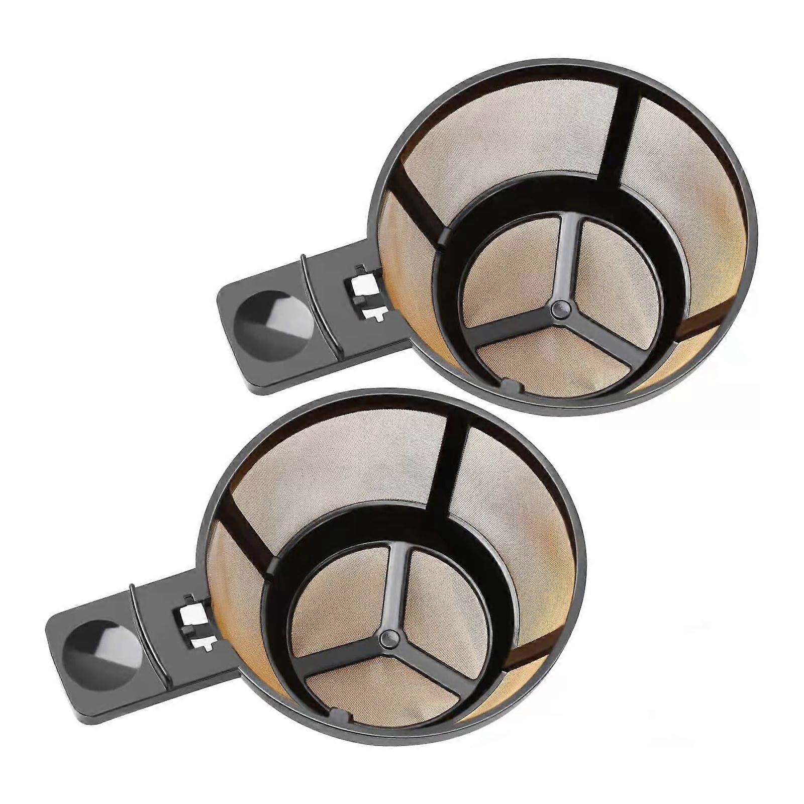 2 PCS Coffee Machines Filter Coffee Infuser Coffee Strainers Coffee Filter Cup Reusable Replacement for Coffee Maker