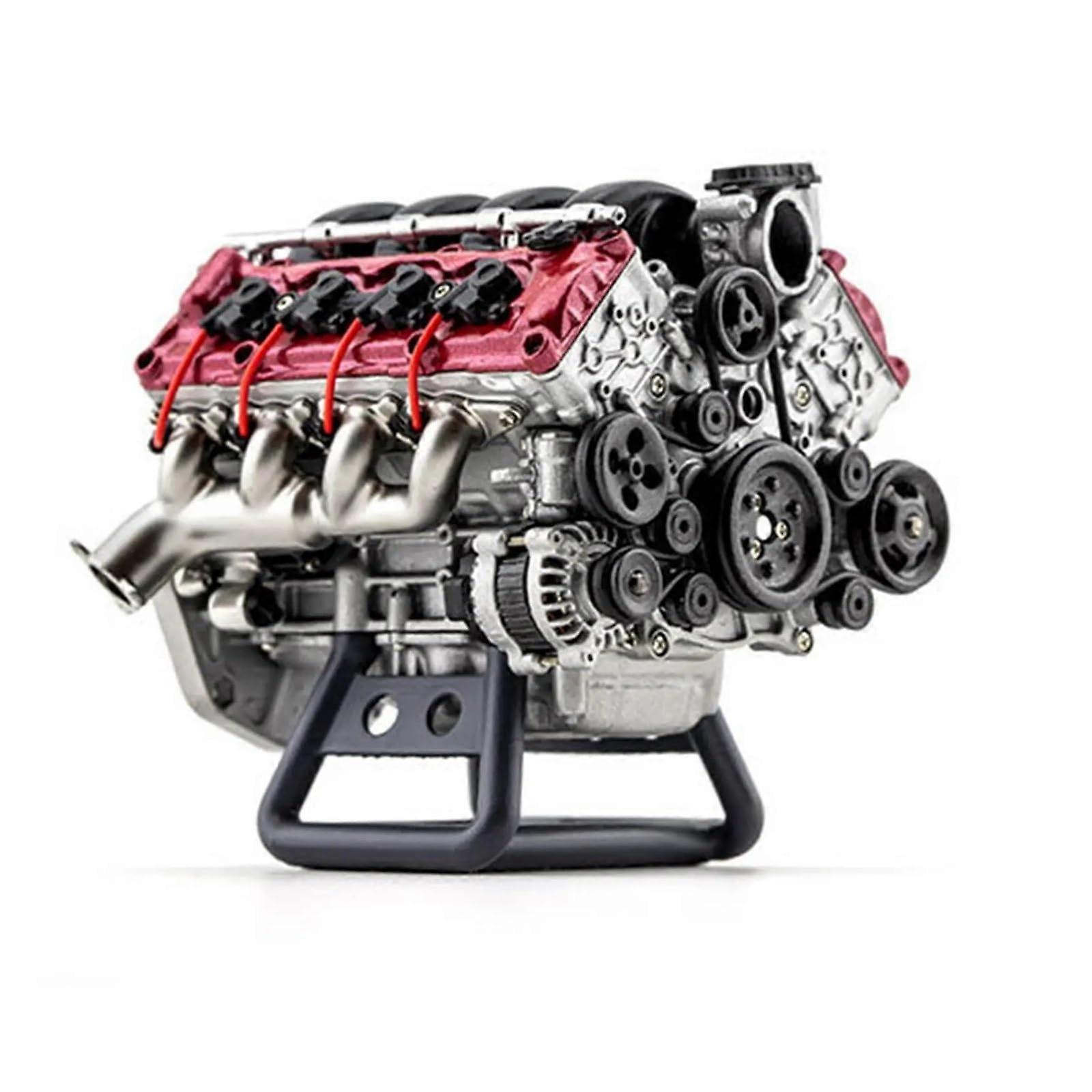 Dynamic V8 Engine Model Kit for AX90104 SCX10II Capra VS4-10 Pro Ultra - Realistic Internal Combustion Simulation Model
