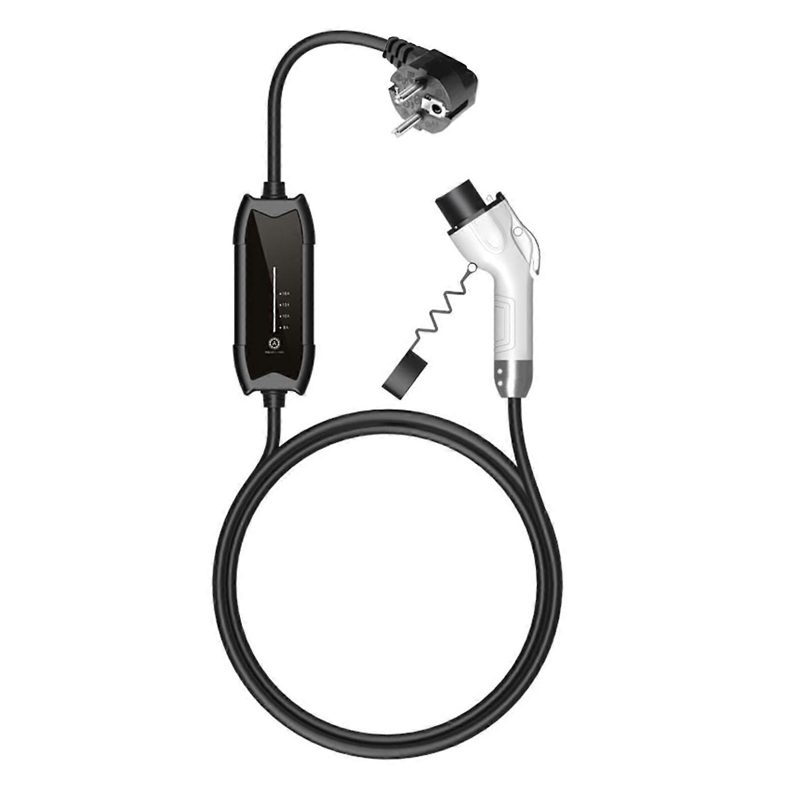 Electric Vehicle Charging Plugs 3.5KW 16A Single Phase 5m Cable With Adjustable Current Suitable For Efficient Charging