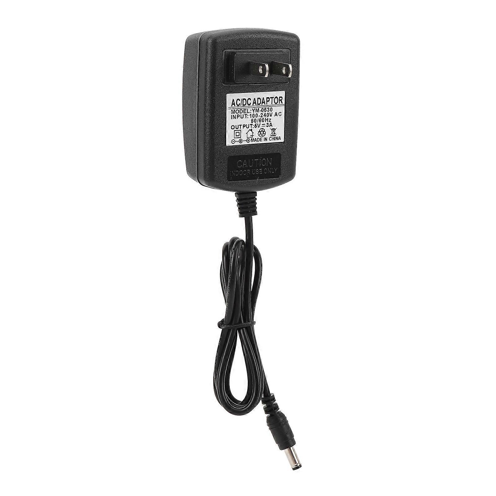 Universal 5V 3A Power Adapter for LED Displays & Security Systems, 5.5x2.5mm US Plug