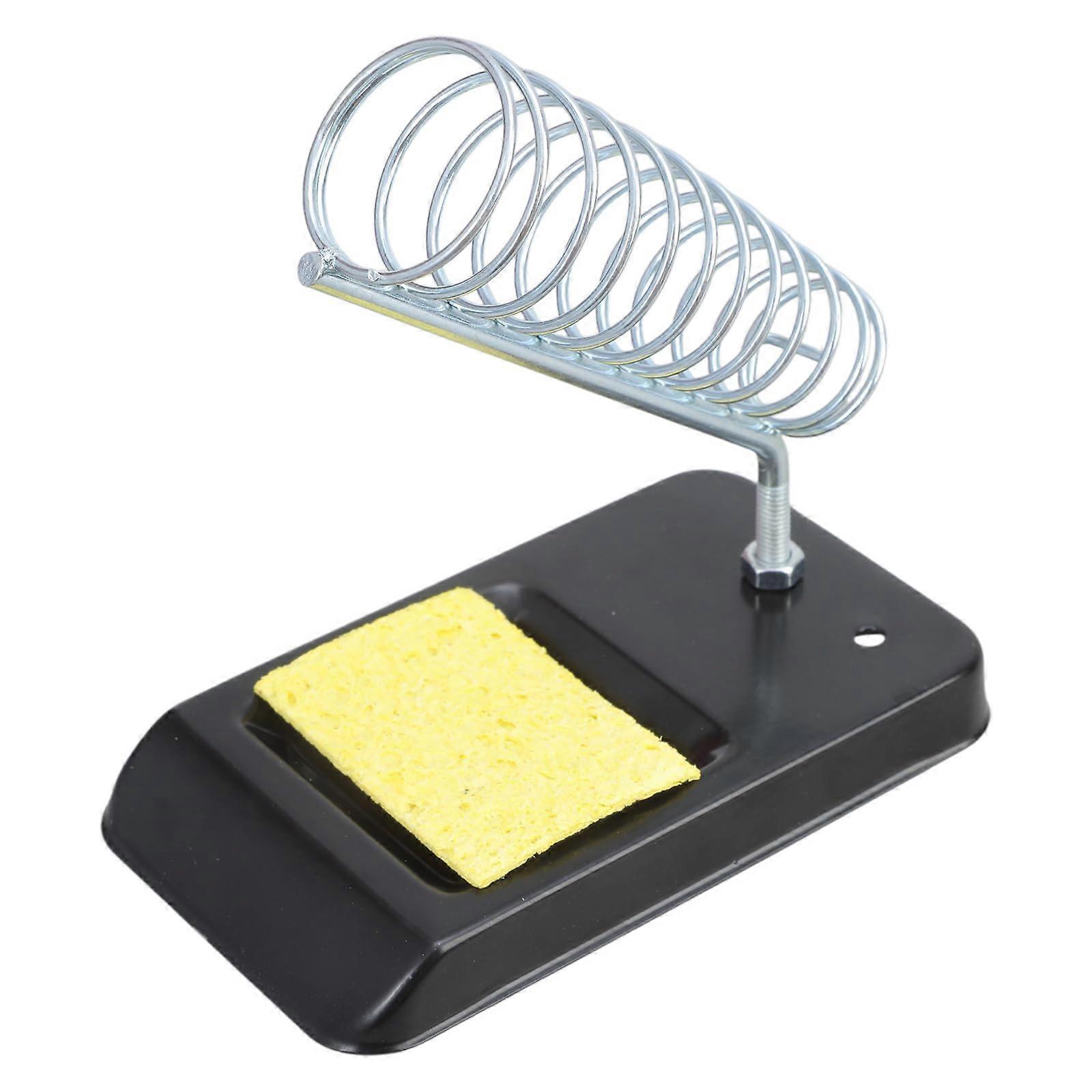 Simple Tube Soldering Iron Holder With Sponge for High-Temperature Resistance Welding Accessories, Durable and Functional