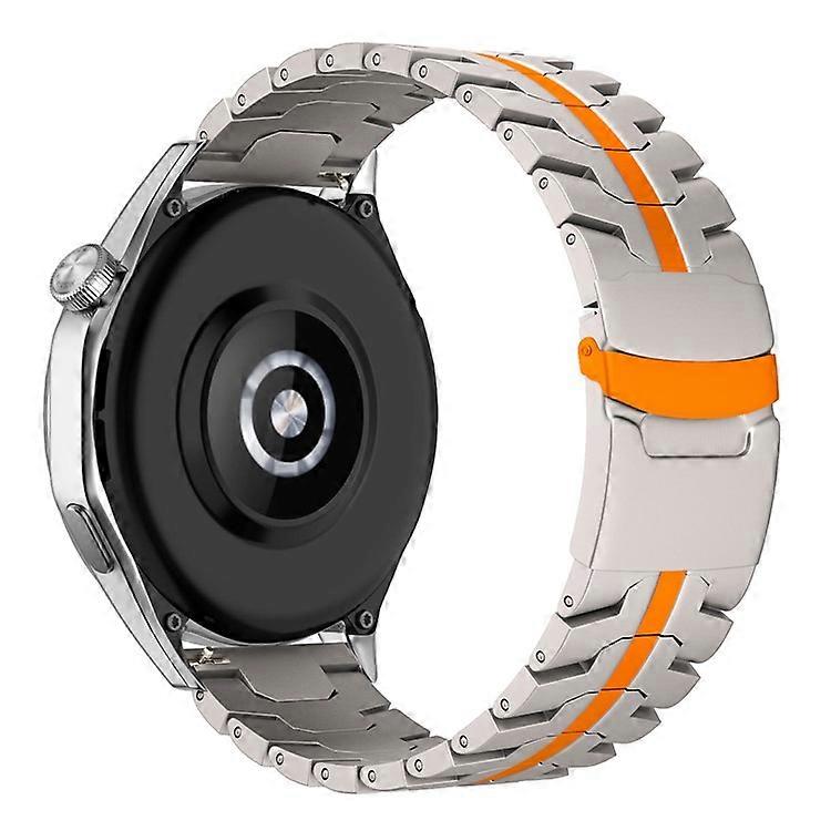 Kompatybilny z Huawei Watch 4 / 4 Pro / Watch GT 4 46mm Pasek do zegarka 22mm Pasek na nadgarstek z czystego tytanu