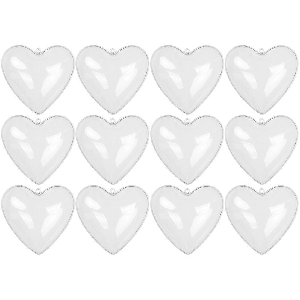 Here's a refined and engaging product description based on your input:
 
**12pcs Heart Shaped Ornament Boxes – Christmas Tree Decorations |