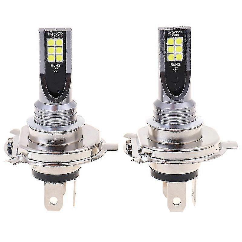 2x H4 200W 12000lm LED Hi/Lo Beam Car Fog Light Globe Becuri