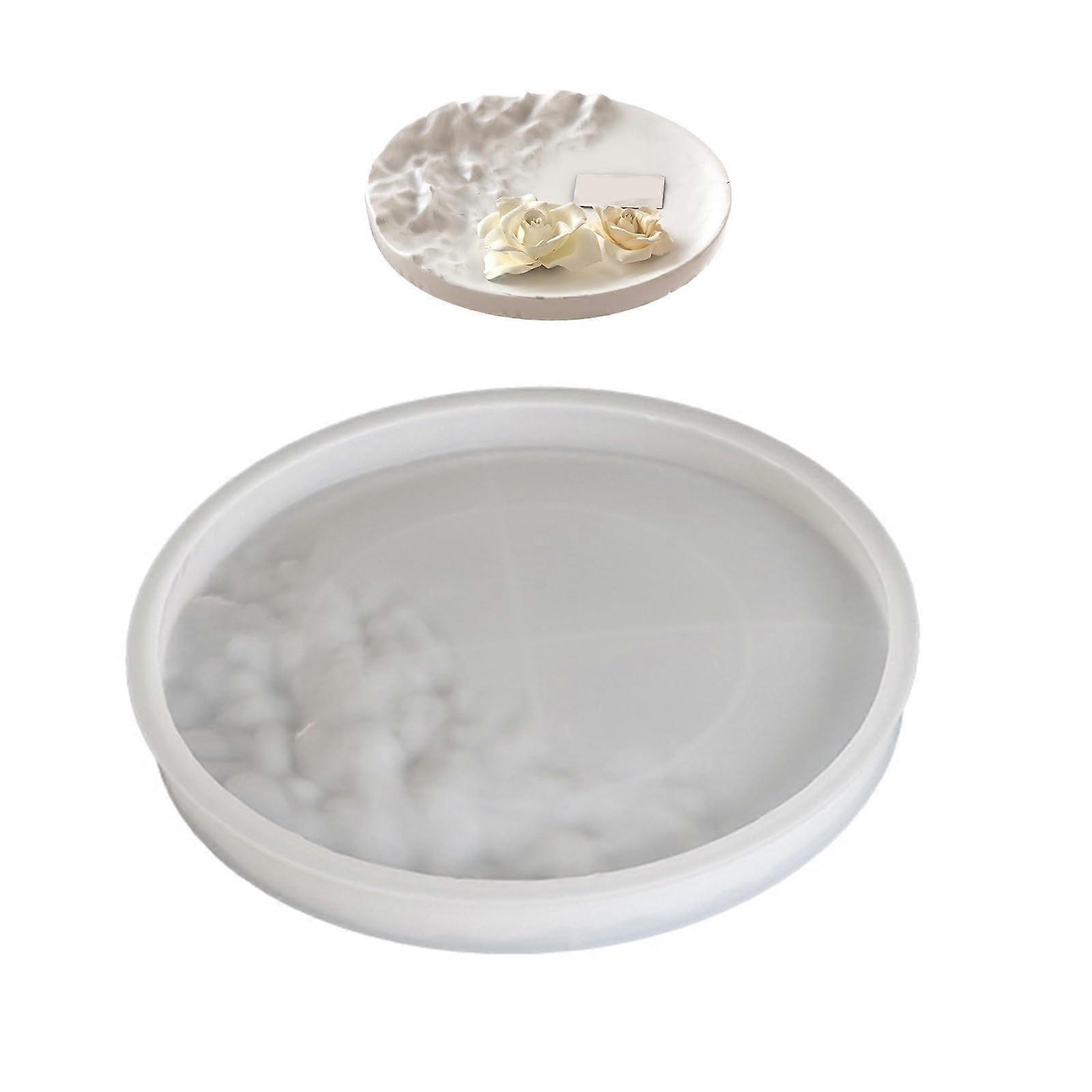 Silicone mold for the production of irregular patterned trays with authentic waterfowl designs for creative crafts