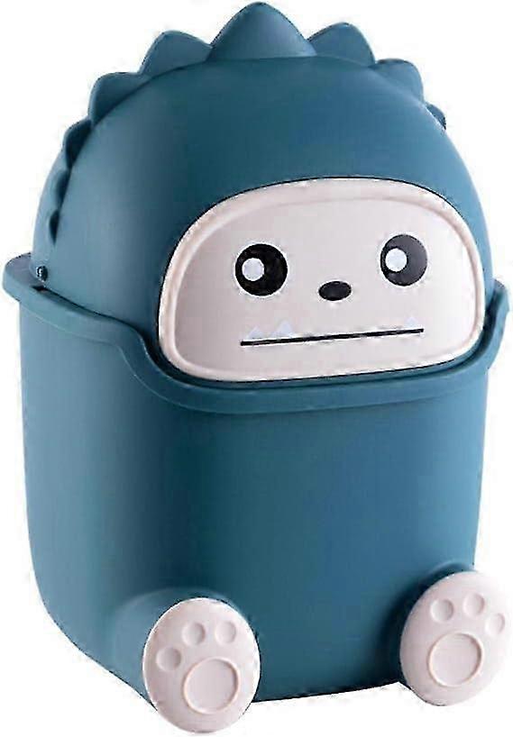 Mini Desktop Trash Can with Lid, Portable Table Trash Can, Makeup Table Trash Can