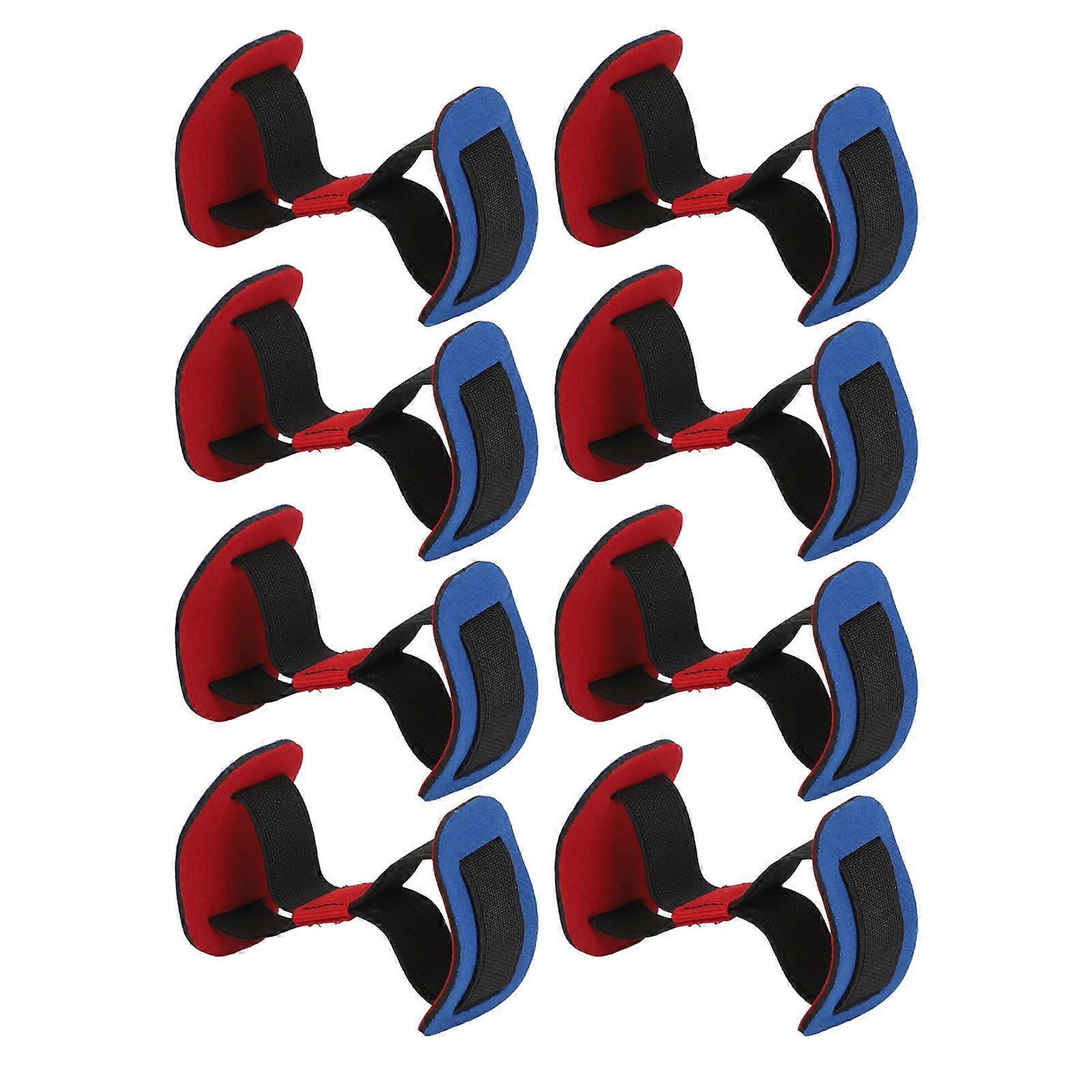 8pcs Big Toe Straps, Hallux Valgus Corrector, Stretchy Toe Straightener Belt