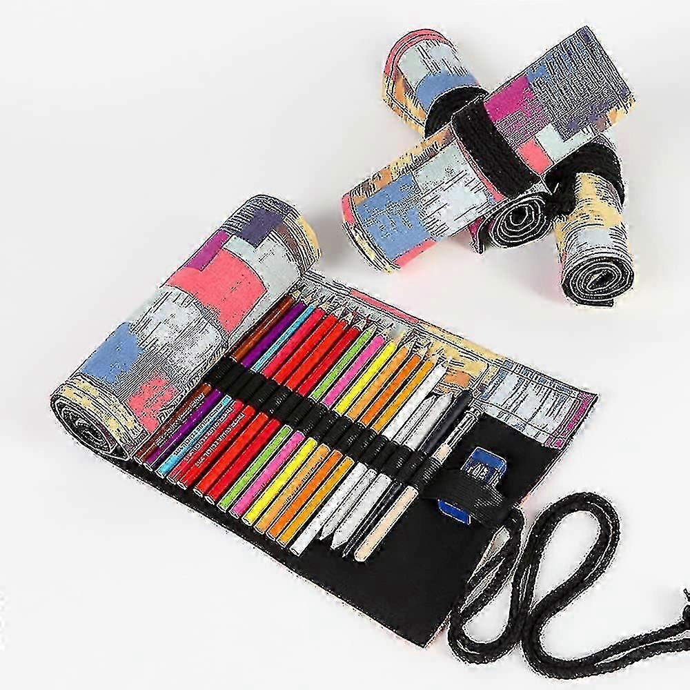 36/48/72 Slots Colored Pencil Wrap Pencils