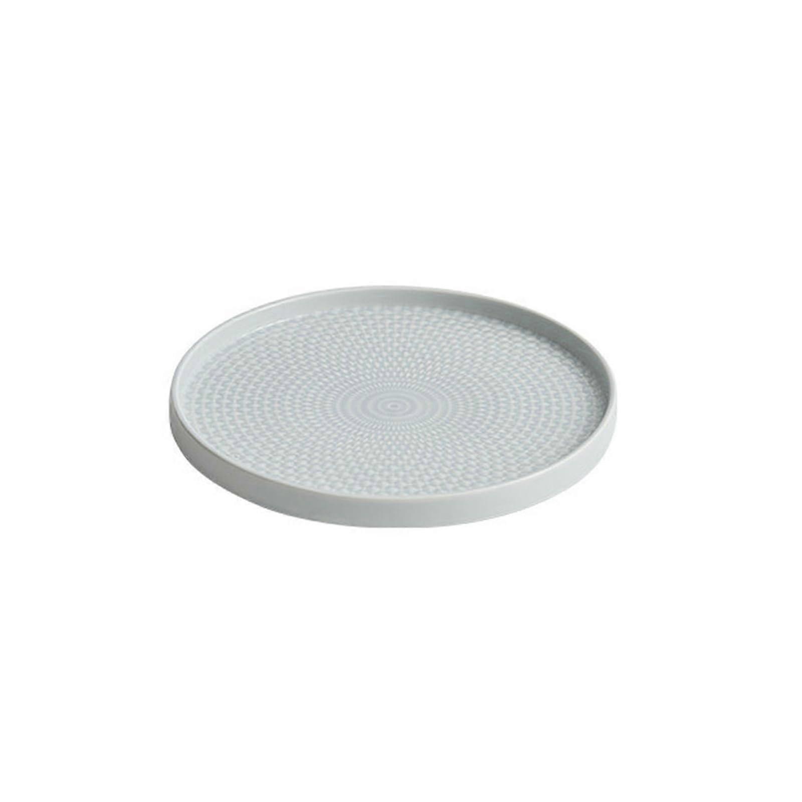 ceramic fruit salad plate, Westernstyle, creative flat base, 22.2 cm