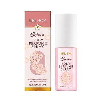 1pcs EELHOE Cherry Blossom Body Perfume Spray houdt de geur fris en zacht hydraterende huidhydraterende spray