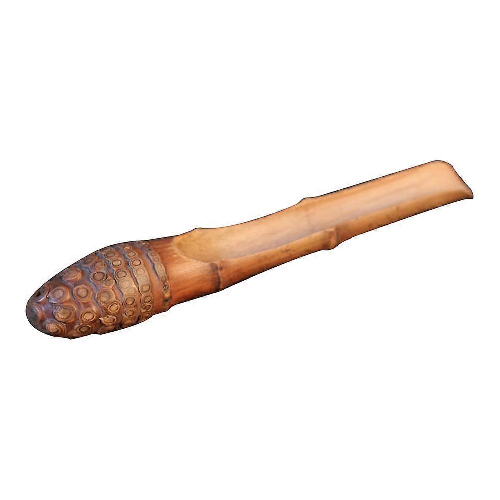 Light Brown HandMade Bamboo Tea Scoop Practical Household Teaware for Home Use Synthetic Material 1pc