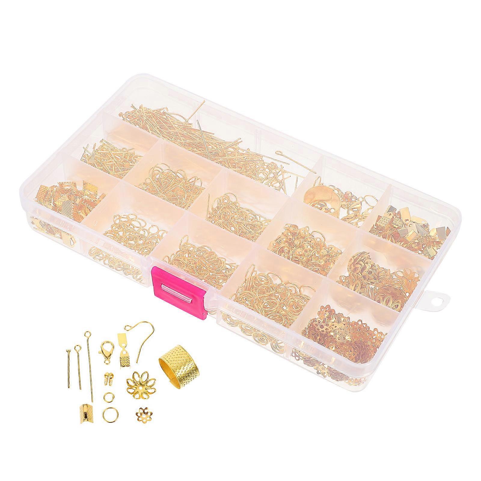 DIY Earring Making Kit with Earring Backs, Lightweight Jewelry Accessories for Adults and Beginners, Durable Tools for Creative Crafts