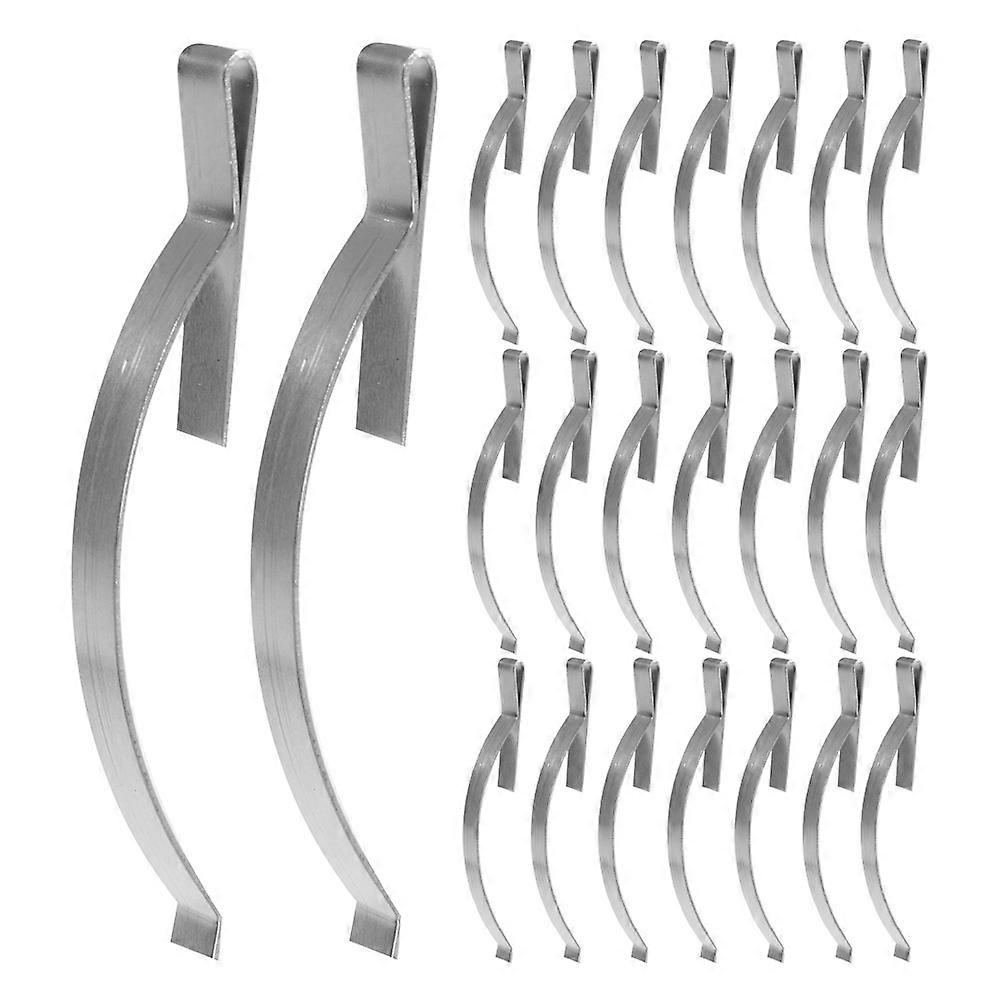 100pcs Window Screen Clips Corner Mount Flat Spring Tension Clips Secure Fit Easy Installation Wear Resistant Stabilizing Screens