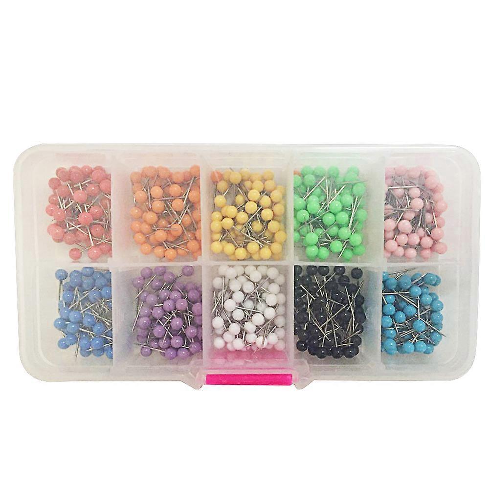 Numbered Push Pin Multi-Color Plastic For Whiteboard Travel Map Diy Projects 600Pcs