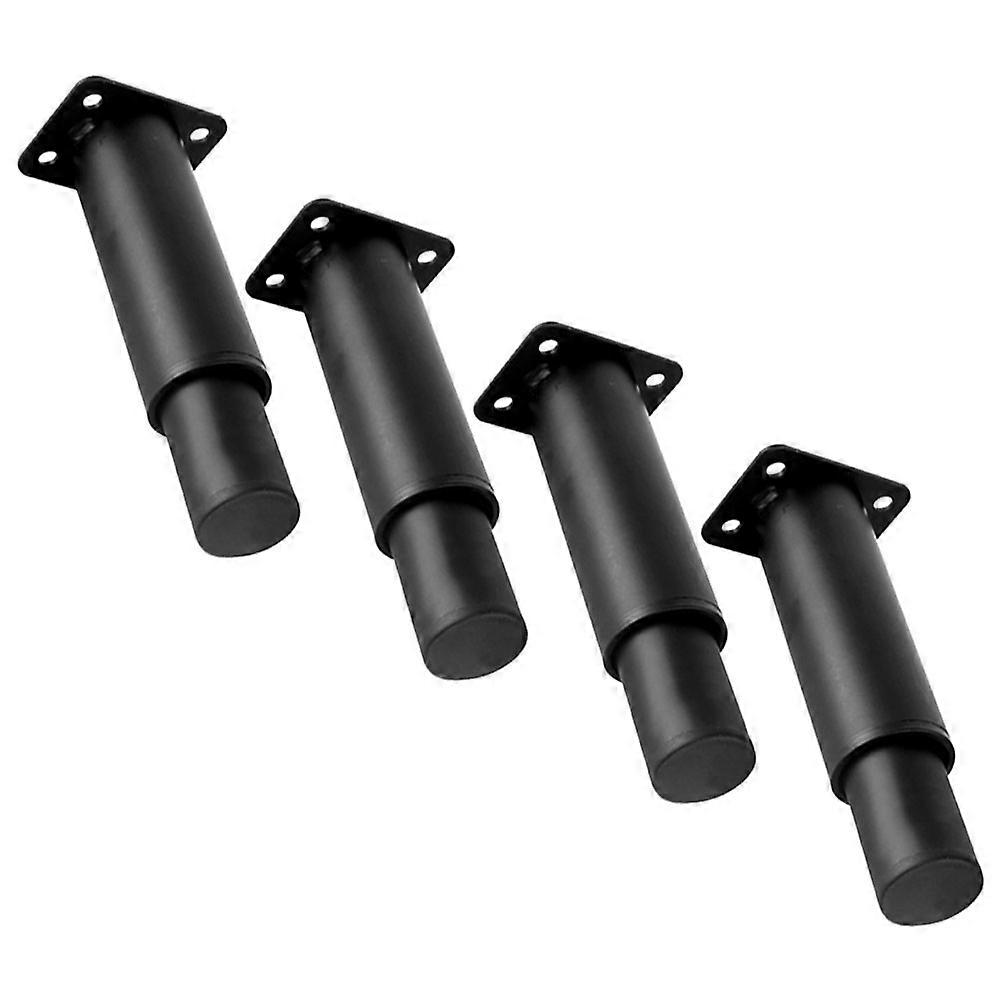 أرجل الأثاث للأرائك أسطوانية الشكل المطاط المواد دعم مستقر 4 قطع