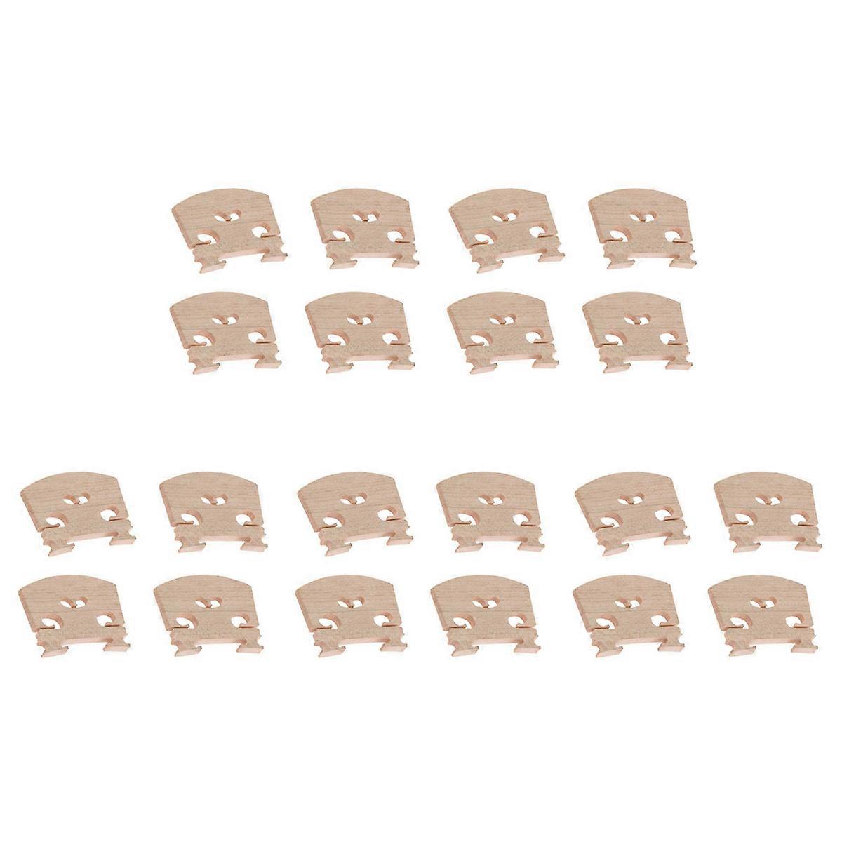 Violin parts Violin-Bridge-5pc-4/4 Maple Bridge Violin Parts, 4 Piece