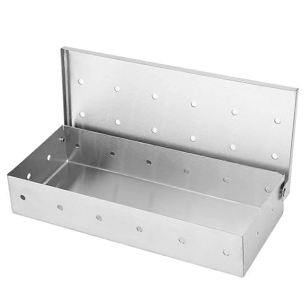 Räucherbox Edelstahl Räucherbox Grillen Holzspäne Box Grillzubehör