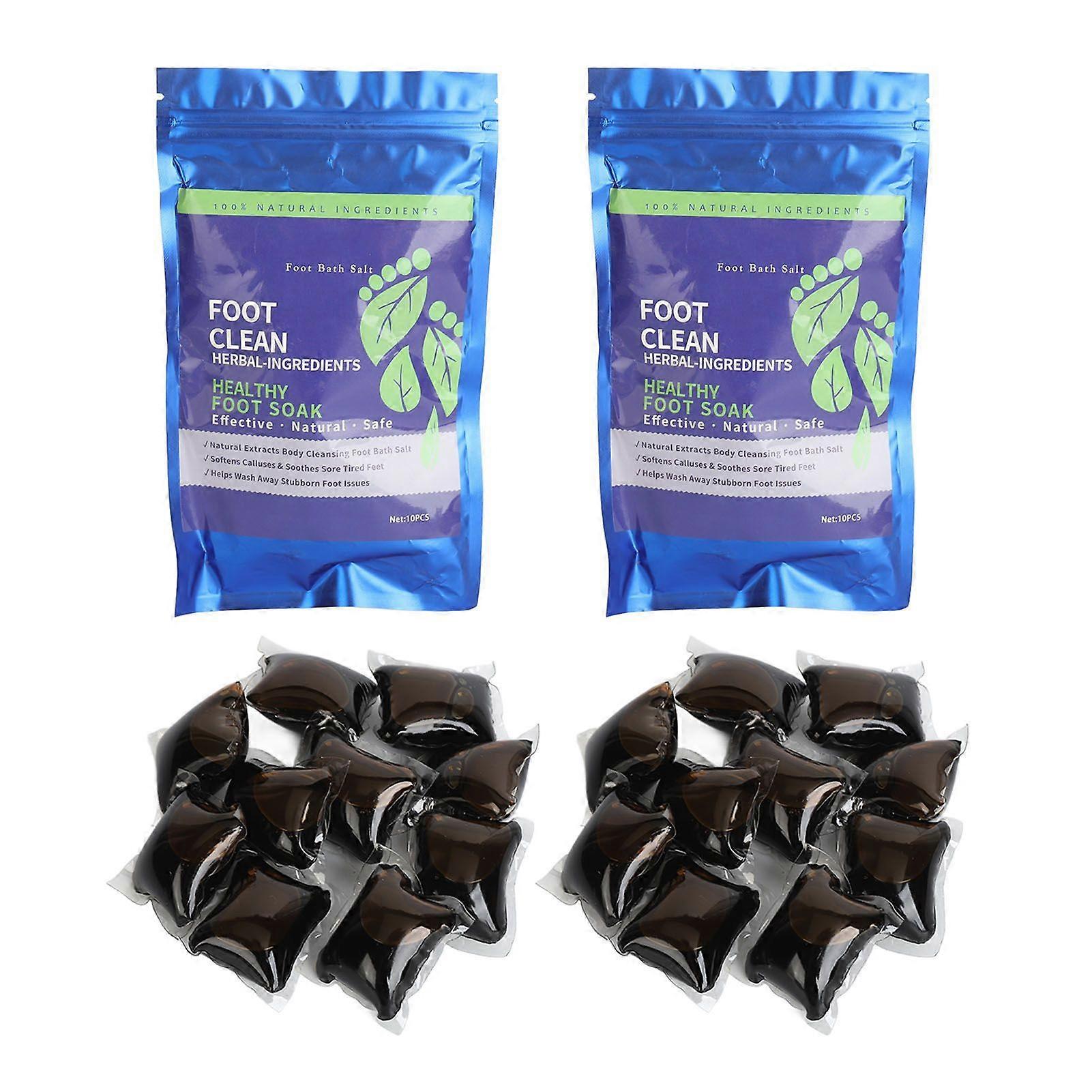 2025 Latest Model 20pcs Foot Soak Bag Herbal Ingredients Relieve Swelling Remo...