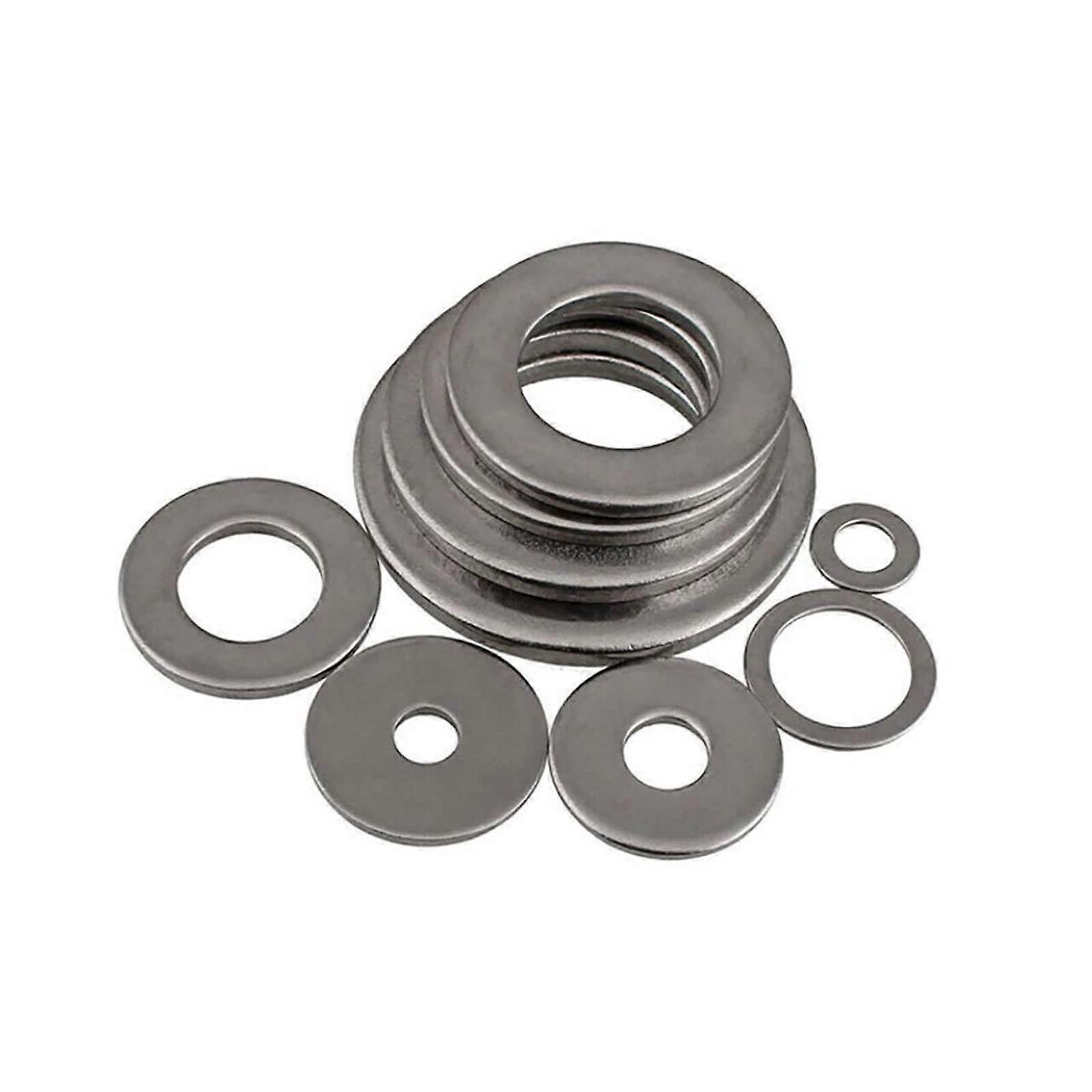 Flat Washer M2 M2.5 M3 M4 M5 M6 M8 M10 M12M24 316 Stainless Steel Metric Flat Gasket Flat Seal Rings (Inner Diameter: M27)