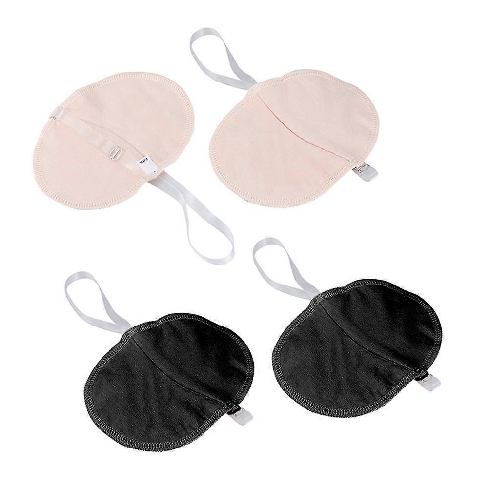 Reusable Armpit Pads Invisible Underarm Pad for Women Clothing 12.5x9.5x0.6cm Sweat Absorption 2 Pairs