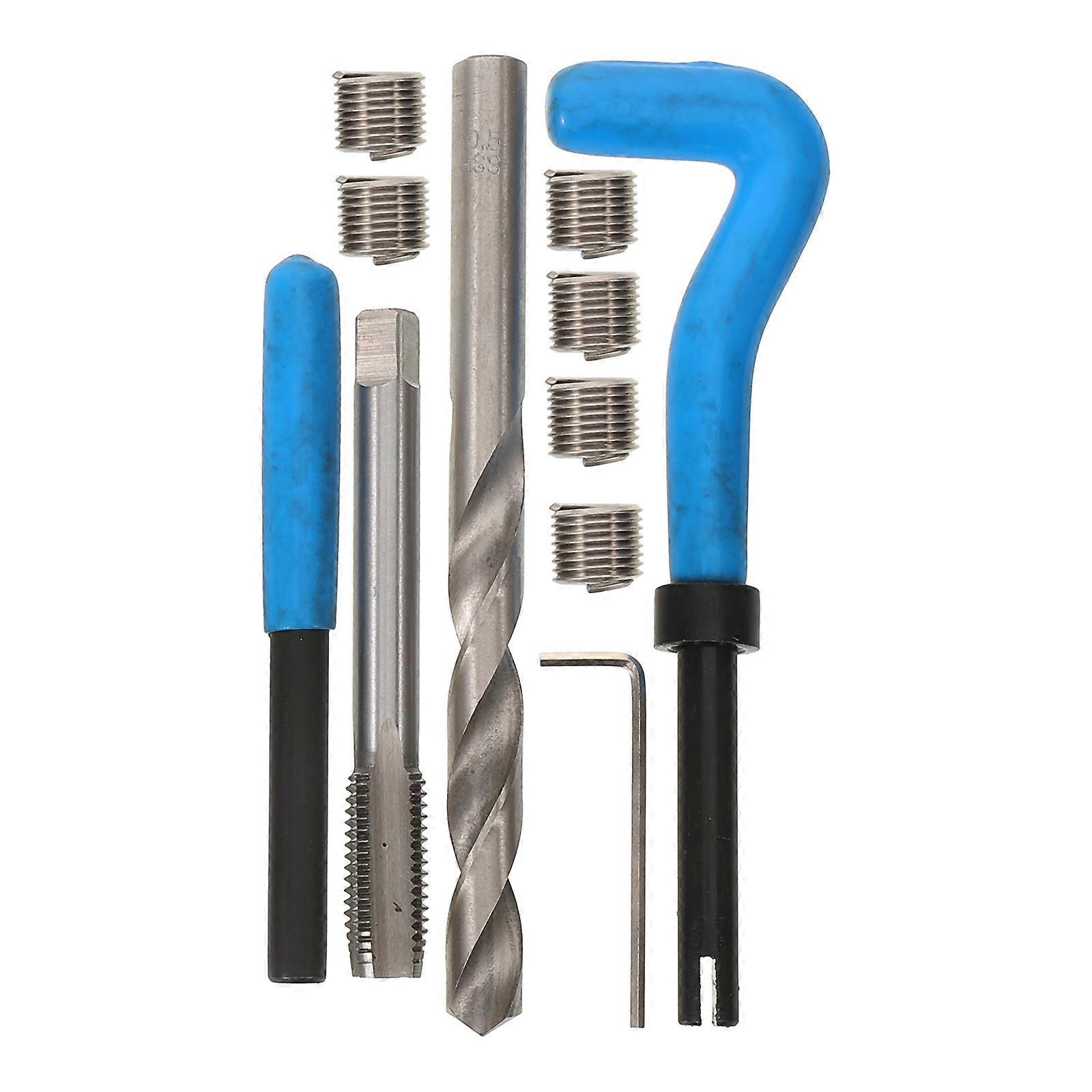 Thread Repair Tool Set Threaded Insert Installation Kit For Automotive Maintenance Professionals 1Set