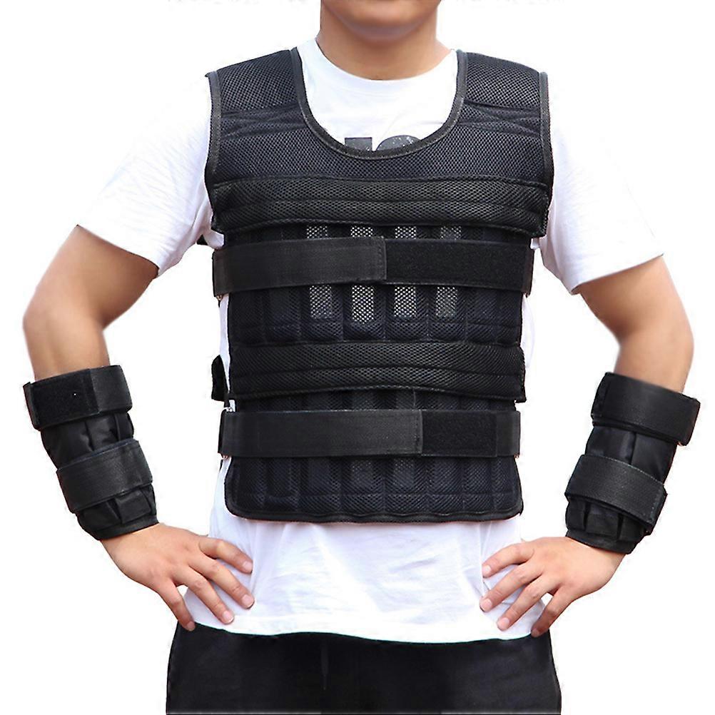 Weight Bearing Vest Black For Jogging 1 Set