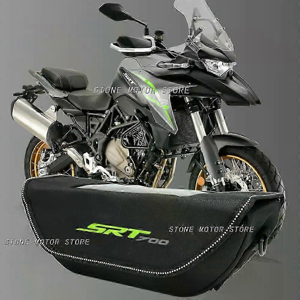 Fit For QJMOTO SRT700 SRT700X Motorcycle Accessories handlebar travel navigation bag Motorcycle Handlebar bag waterproof Decorative-R