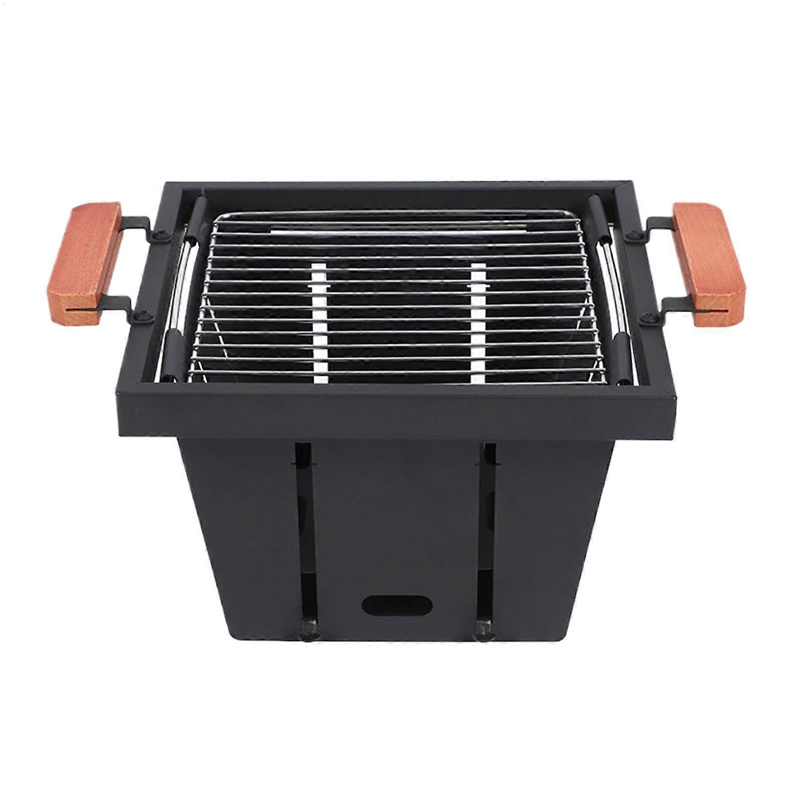 Outdoor Burning Stove, Foldable, Compact Portable with Four-Sided Windproof Design