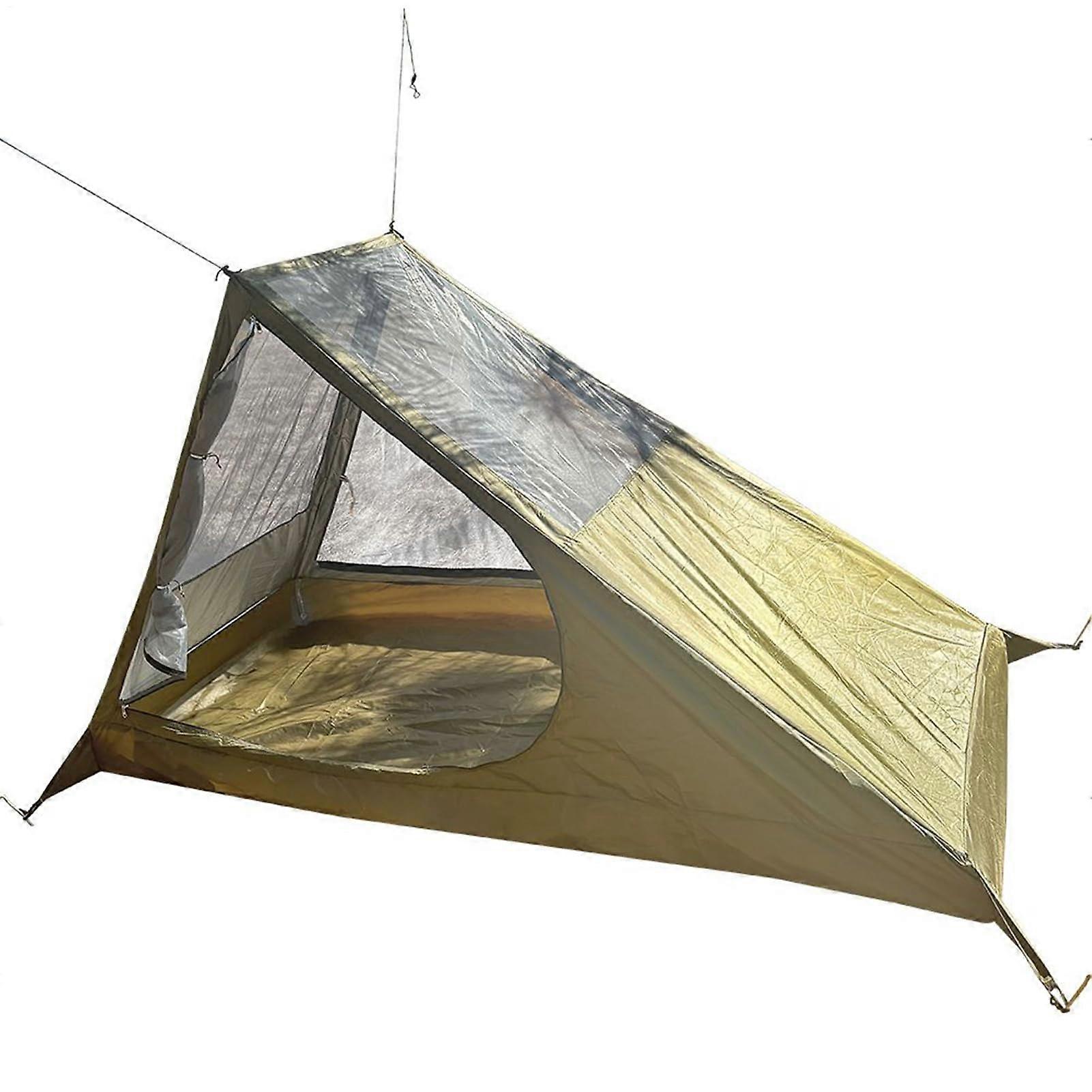 Rucksackzelt 1 Person Camping Tent | Compact Lightweight Survival Gear for Hiking, Outdoor Safety Equipment