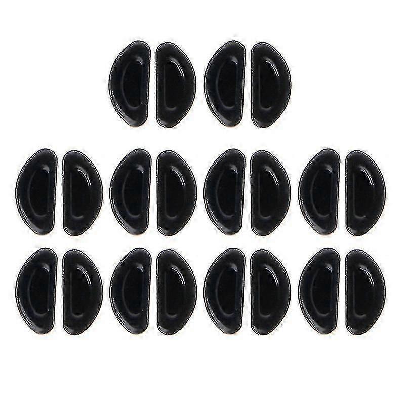 10pairs Adhesive Eyeglasses Nose Pads D Shape Anti-slip Soft Silicone Nose Pads from Shantou Centure