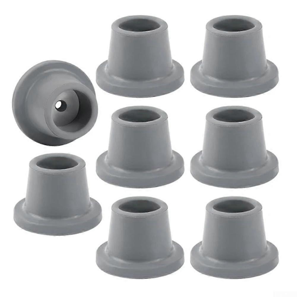 Set of 8 Non Slip Rubber Shower Chair Feet Designed for Maximum Stability and Support (25mm) 25 mm