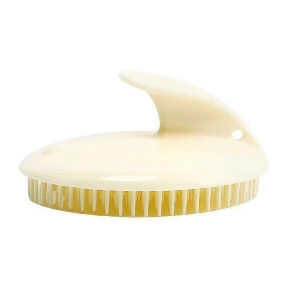 Shampoo Scalp Brush with Soft Bristles, Waterproof Manual Scrubber and Portable Exfoliator for Dandruff Removal