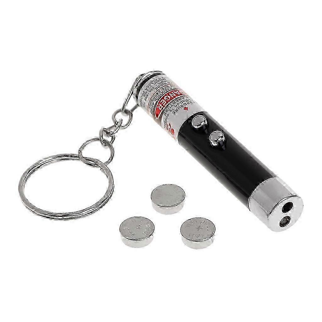 Portable Laser Pointer for Pet Key Ring Interactive Toy for Cats and Dogs