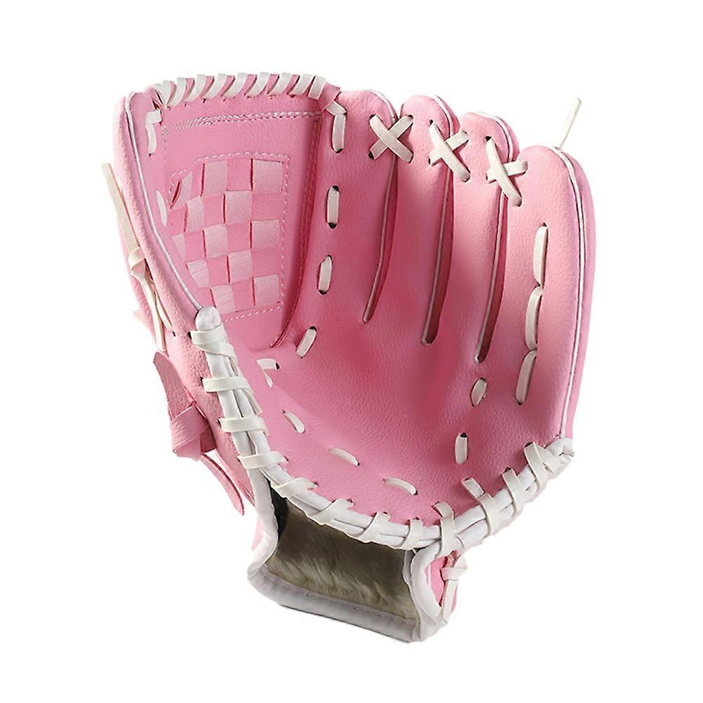 Luva de Softbol Catchers Engrossar Jarro de Campo Rosa 11.5 Polegadas Amortecimento de Impacto 1Pcs