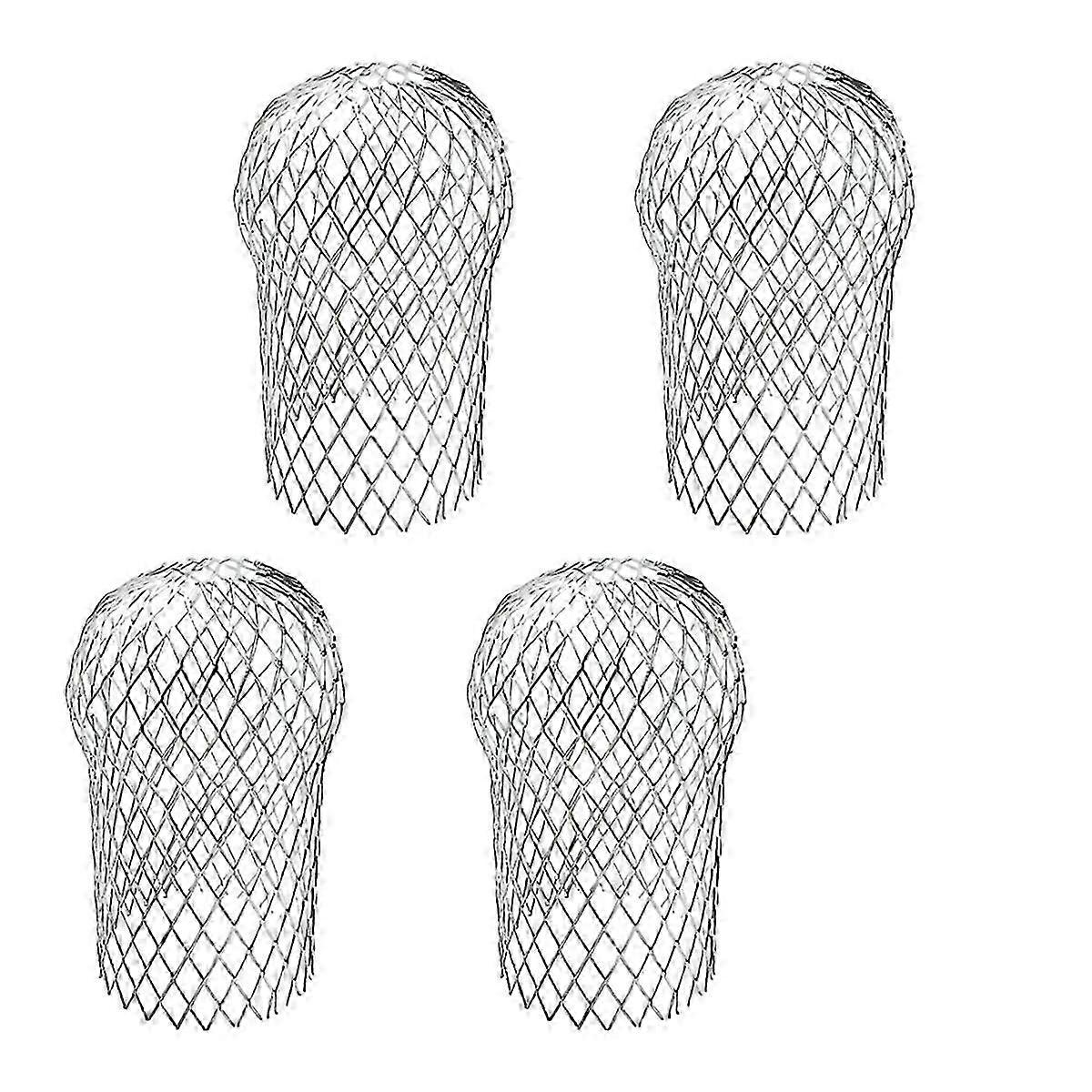 4 Pcs Gutter Downspout Guards 3.5 Inch Aluminum Leaf Filter Strainer Expandable Gutter Downspout Pro Edition 1931