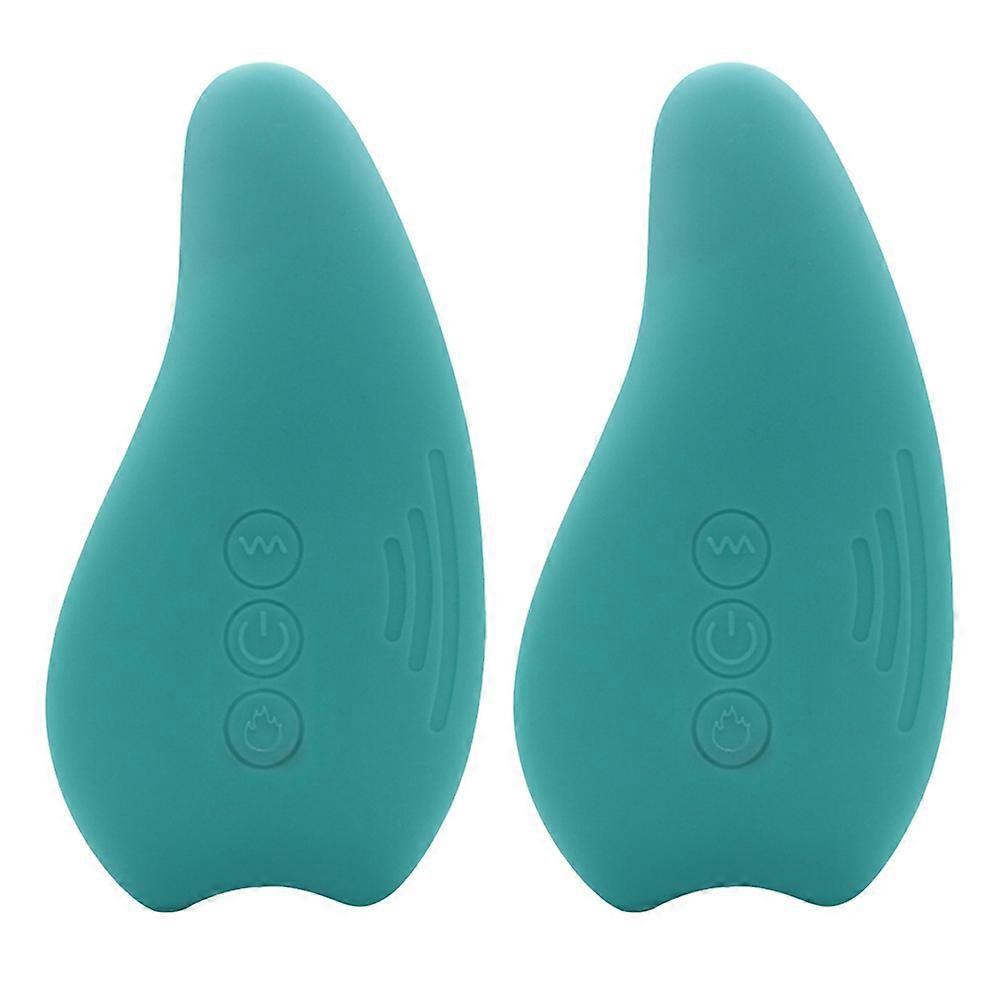 2pcs Lactation Massager with Warming for Breastfeeding Breast Massager