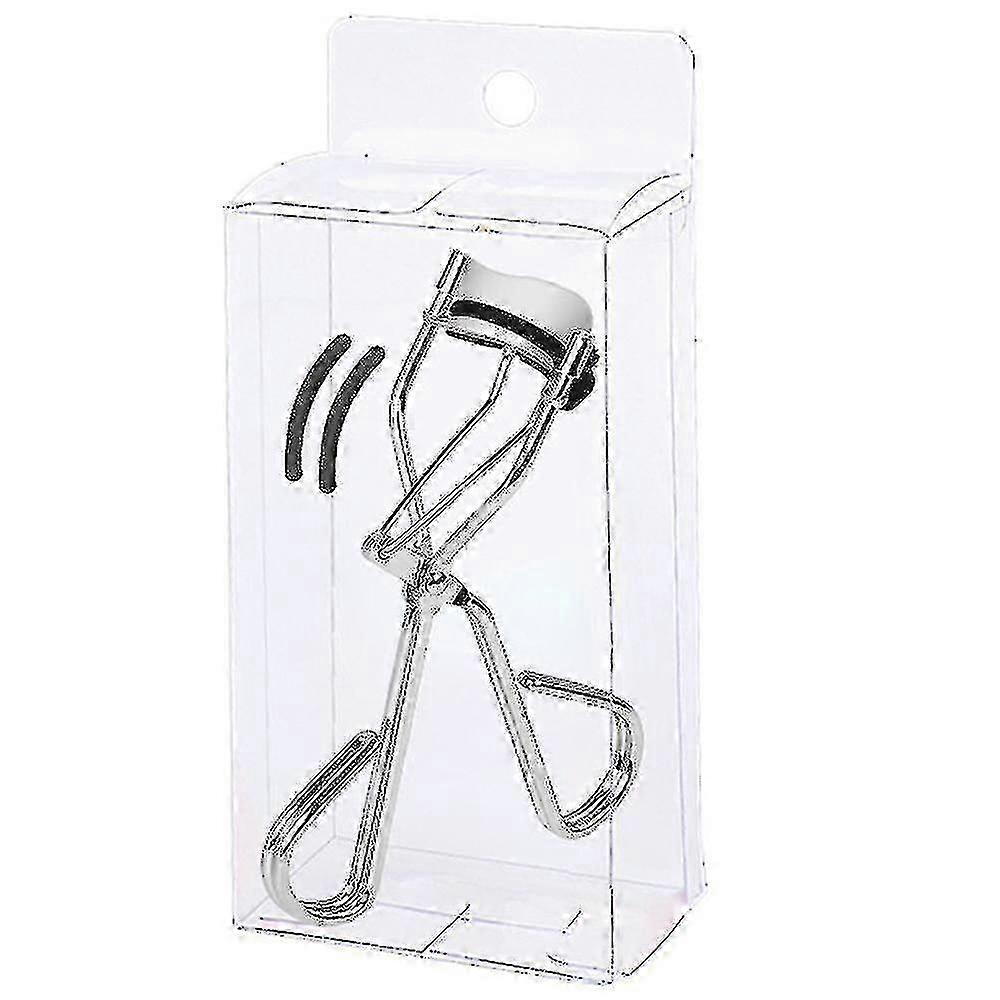 Pain-free Eyelash Curler with Built-in Comb, Compatible with Most Eye Shapes and Sizes, Silicone Refill Pads Included