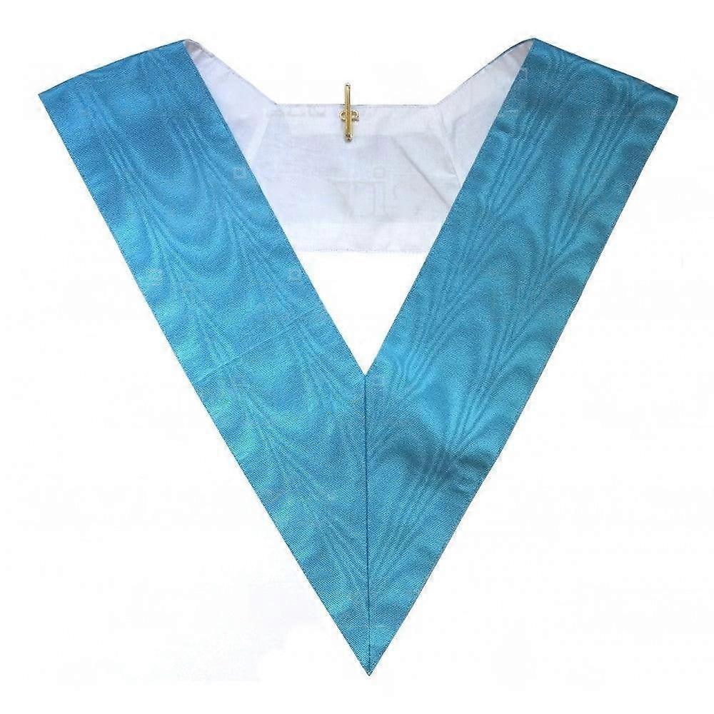 Masonic Collar Moire – French Rite Groussier – Collar Of Conjugal Recognition / Masonic Alliance