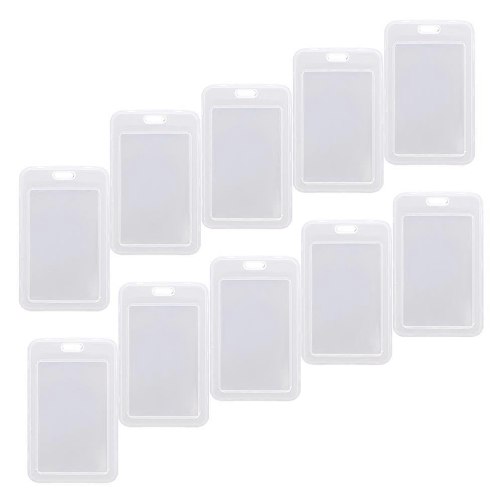 Transparent Plastic Card Holders with Creative Designs for Protecting 15Pcs Portable Protectors