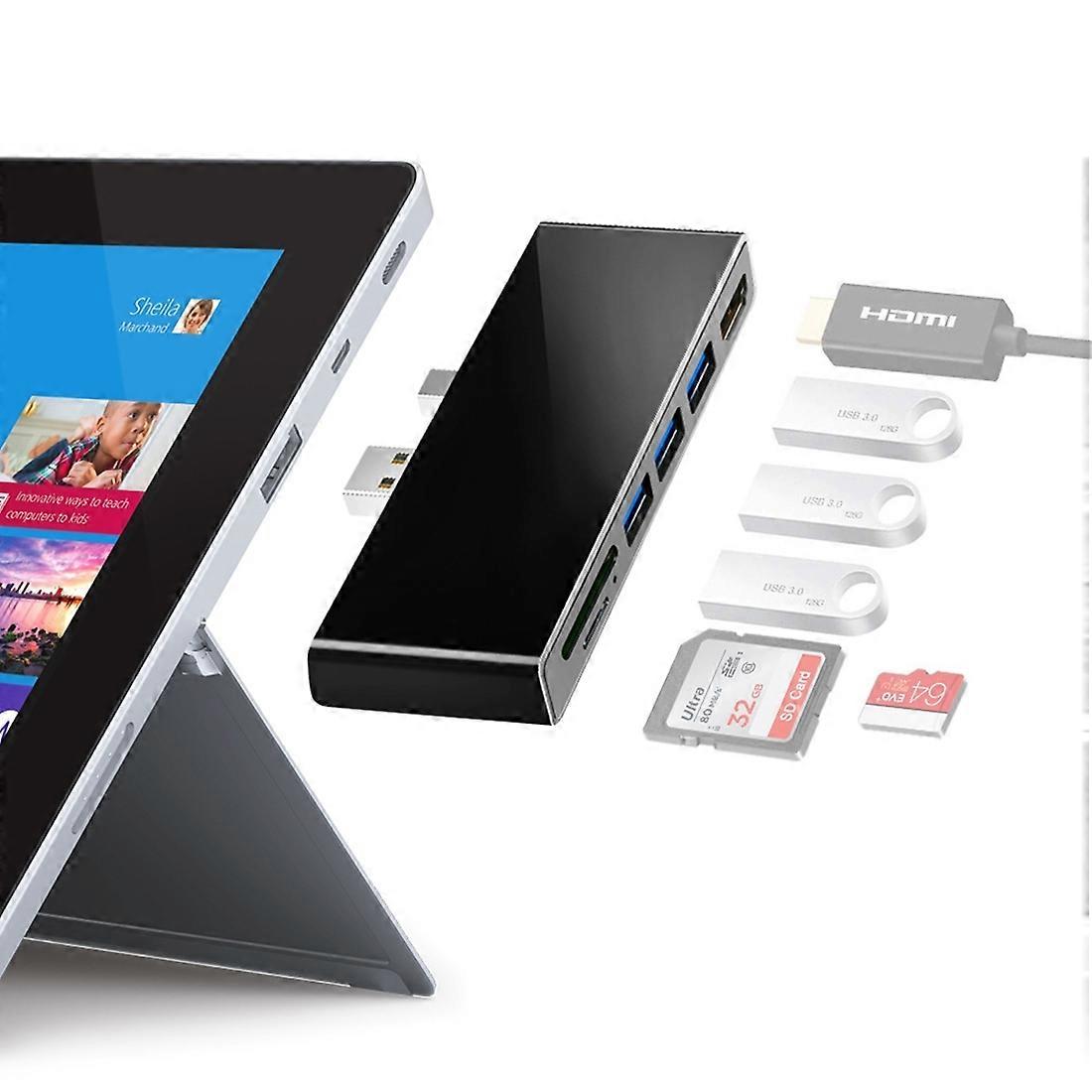 ROCKETEK SK-S4H Multifunctional USB3.0 HUB