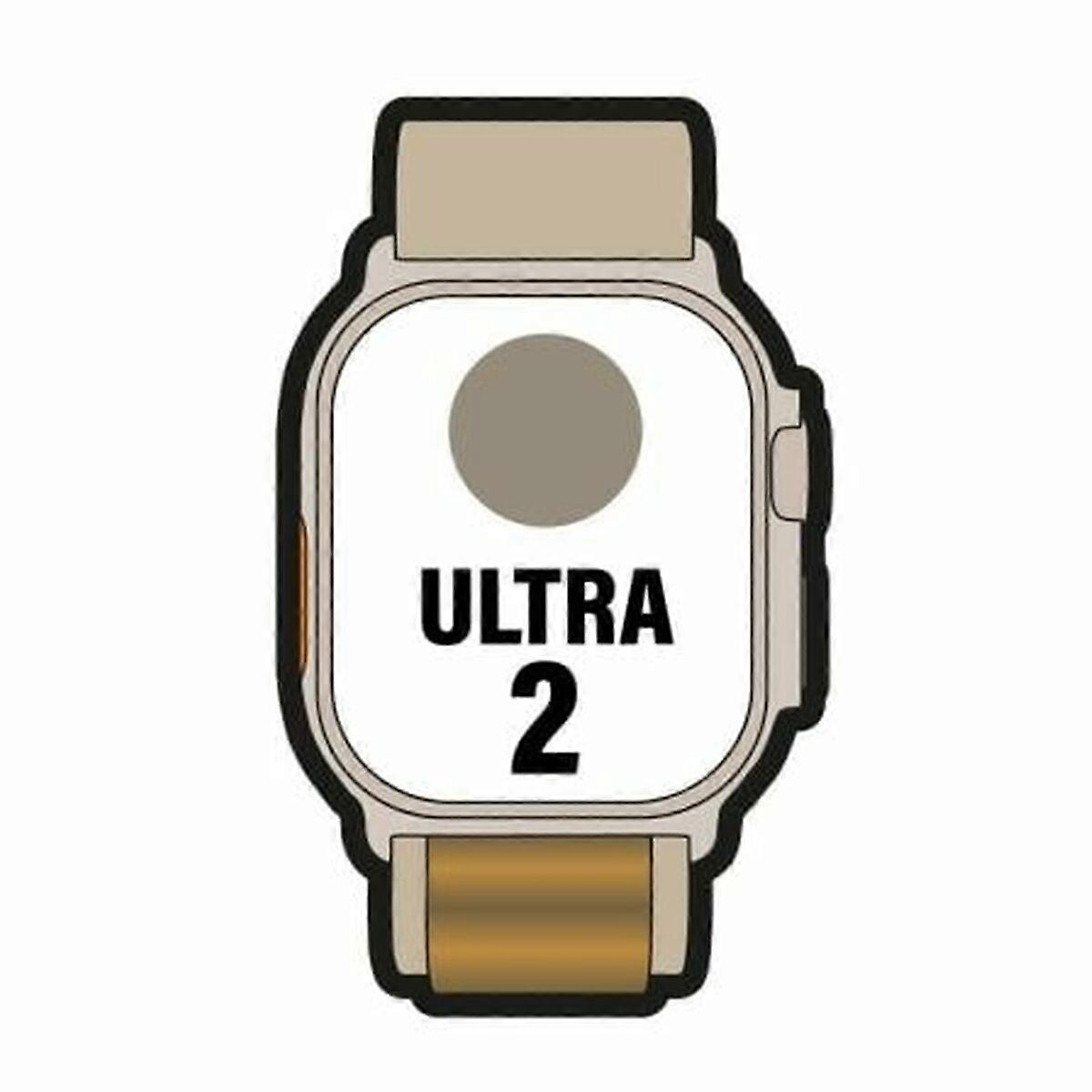 Men's Watch Apple MX4E3TY/A Titanium 49 mm