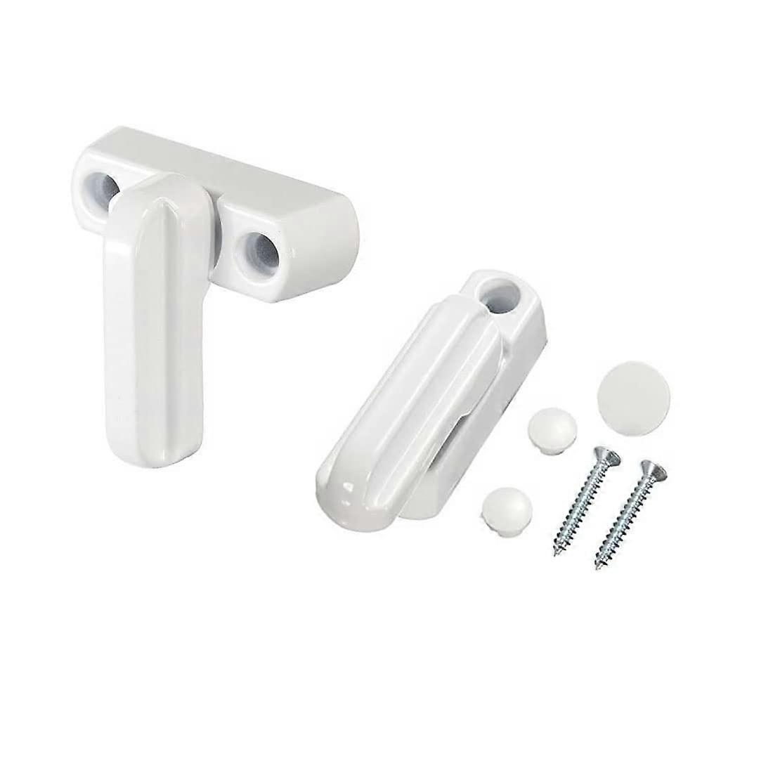 2PCS Window Block Latch Window Handle Lock Door Handle Latch Door Window Lock Replacement For Home Doors Cupboards Windows