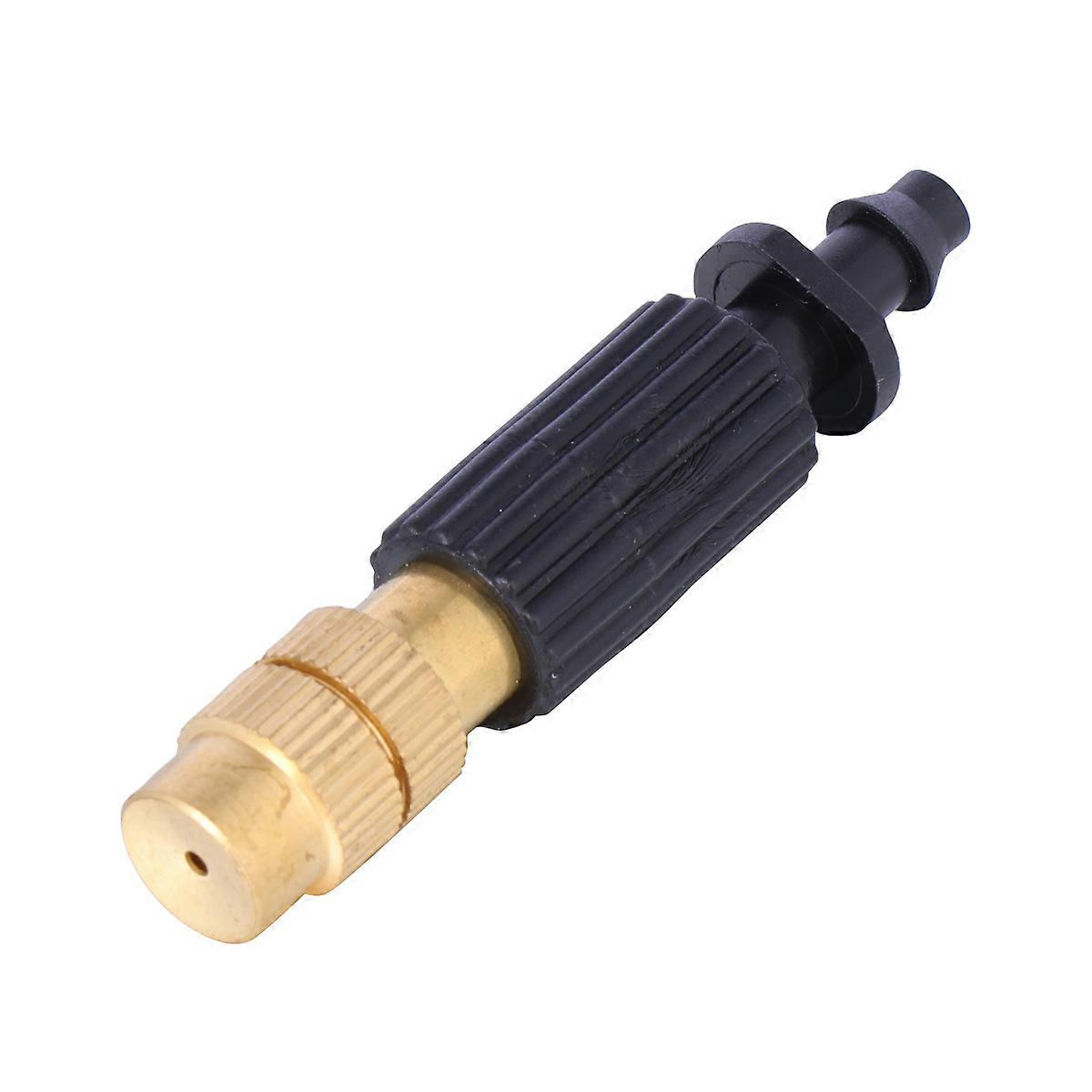 10 Sets Black Sprinkler Nozzle for Garden Use Automatic Watering Device Durable Plastic and Copper