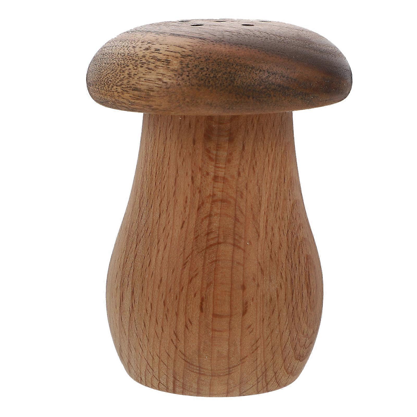 Toothpick Holder Wooden Toothpick Box Home Use Wood Color Storage Solution 1Pc