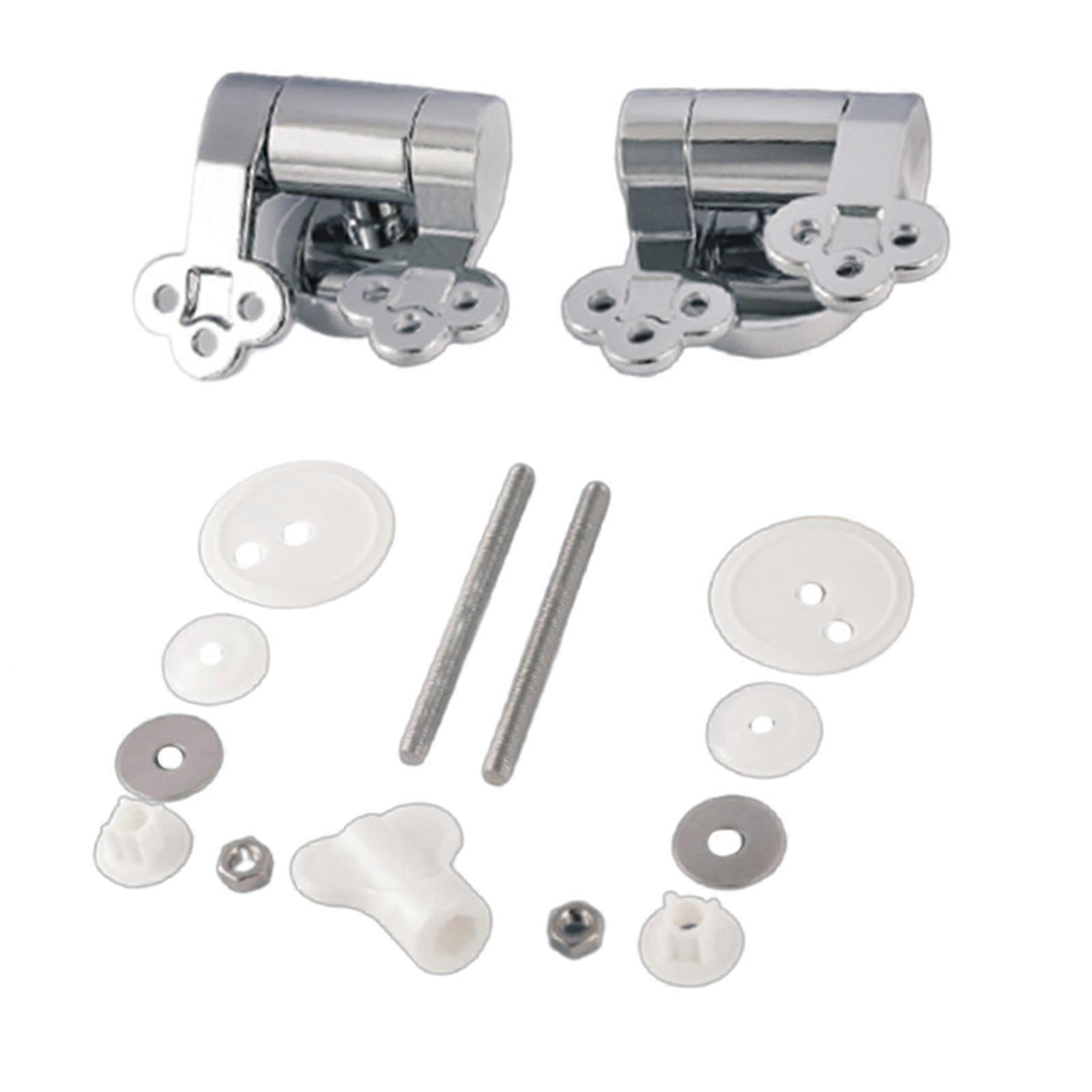 Modern & Slow Drop Toilet Hinges Gentle Closing Toliet Lid Hinges Convenient Toilet Hinges Simple Assembly Toilet Hinges Multicolor